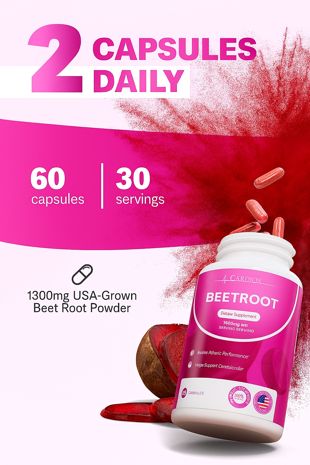 cardiox-blood flow heart and health supplement